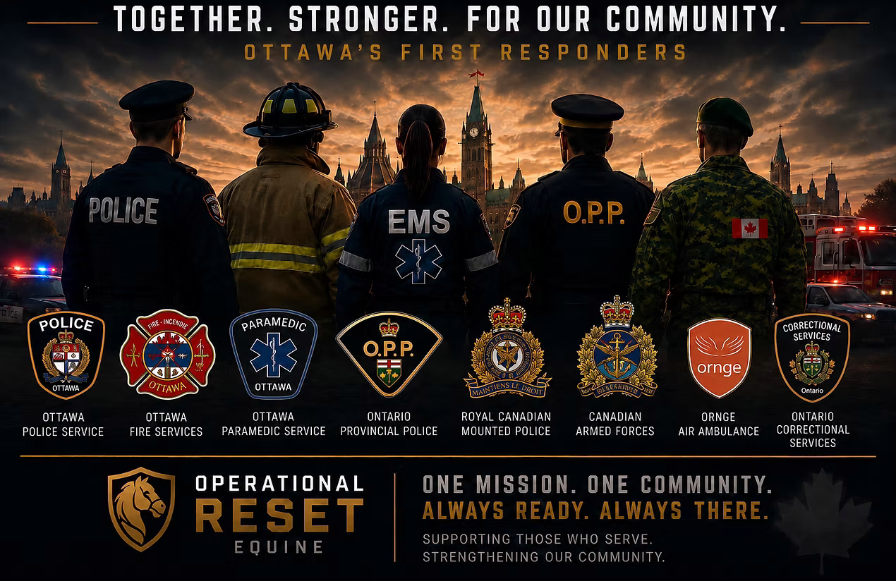 Together. Stronger. For our community — Ottawa's first responders